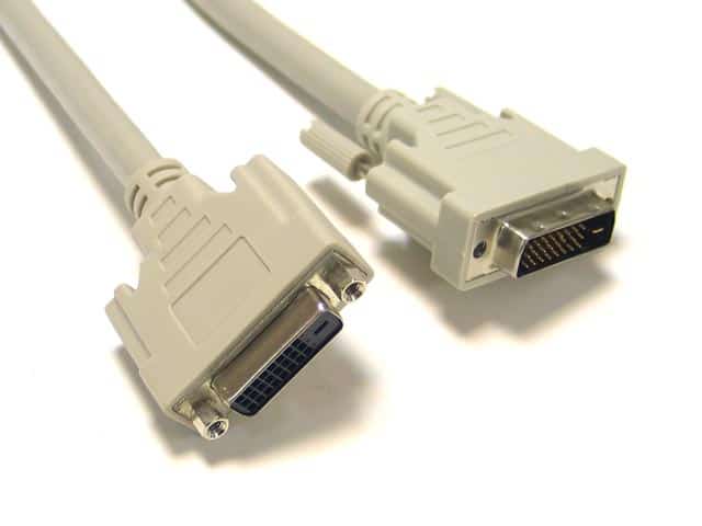 Cable DVI extension DVI (Male) - DVI (Female) 3m Dual Link