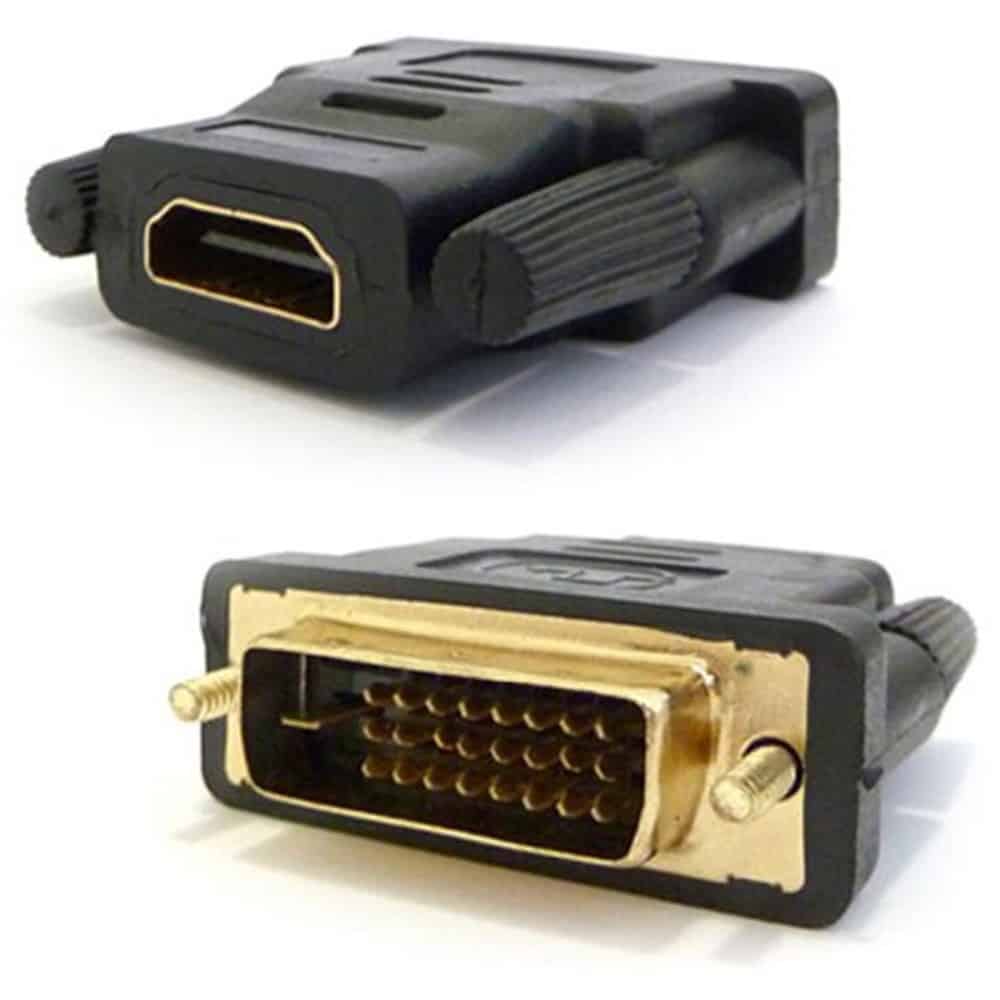 Kábel DVI Átalakító DVI (Male) - HDMI (Female) Adapter Dual Link