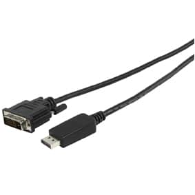 Cable DisplayPort converter DisplayPort (Male) - DVI (Male) 1.8m