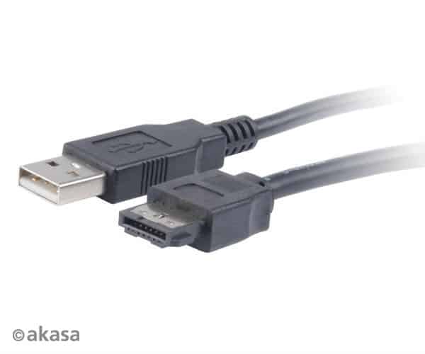 Cable SATA transformer Akasa Flexstor eSATA - 2.5 SATA HDD/SSD