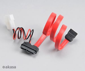 Akasa Slimline Optical SATA Cable (AK-CB050)