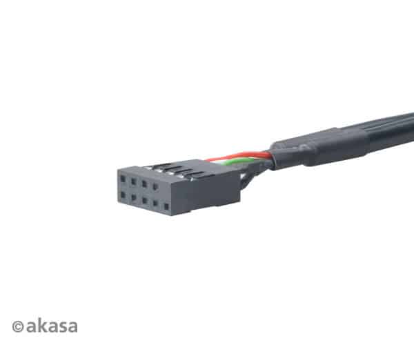 Kábel USB Átalakító Akasa USB 2.0 (Female) - USB 3.0 (Male) Belső