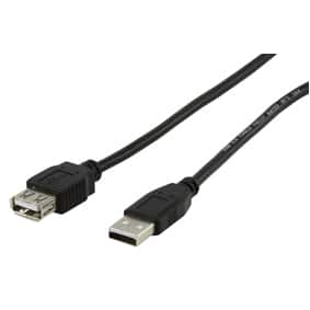 Cable USB extension Kolink USB 2.0 A (Female) - A (Male) 0.20m