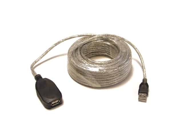 Cable USB Extender Value USB 2.0 A (Female) - A (Male) 10m with amp.
