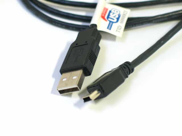 Cable USB connection Value USB 2.0 A (Male) - mini B (Male) 1.8m