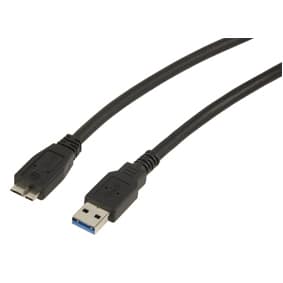 Cable USB connection Value USB 3.0 A (Male) - micro B (Male) 1.8m