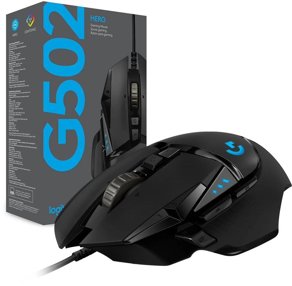 Mouse Logitech G G502 Hero wired (910-005471)