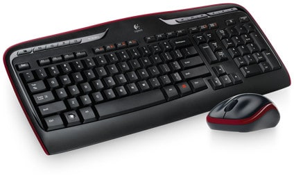 Keyboard + Mouse Logitech MK330 Membrane Black Wireless Hun Layout