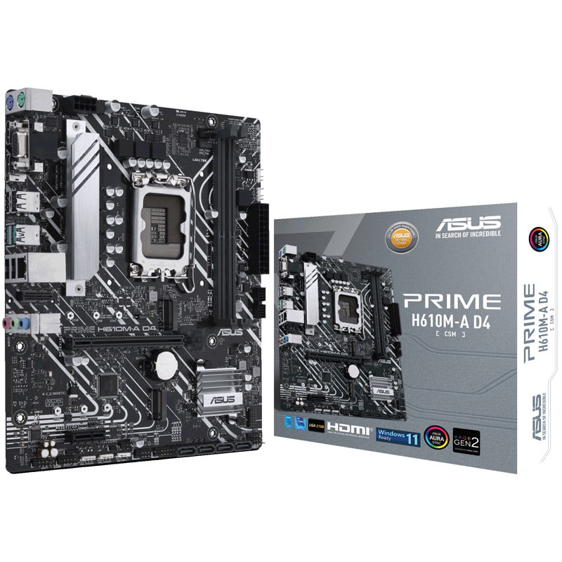 ASUS Prime H610M-A D4 mATX S1700 DDR4