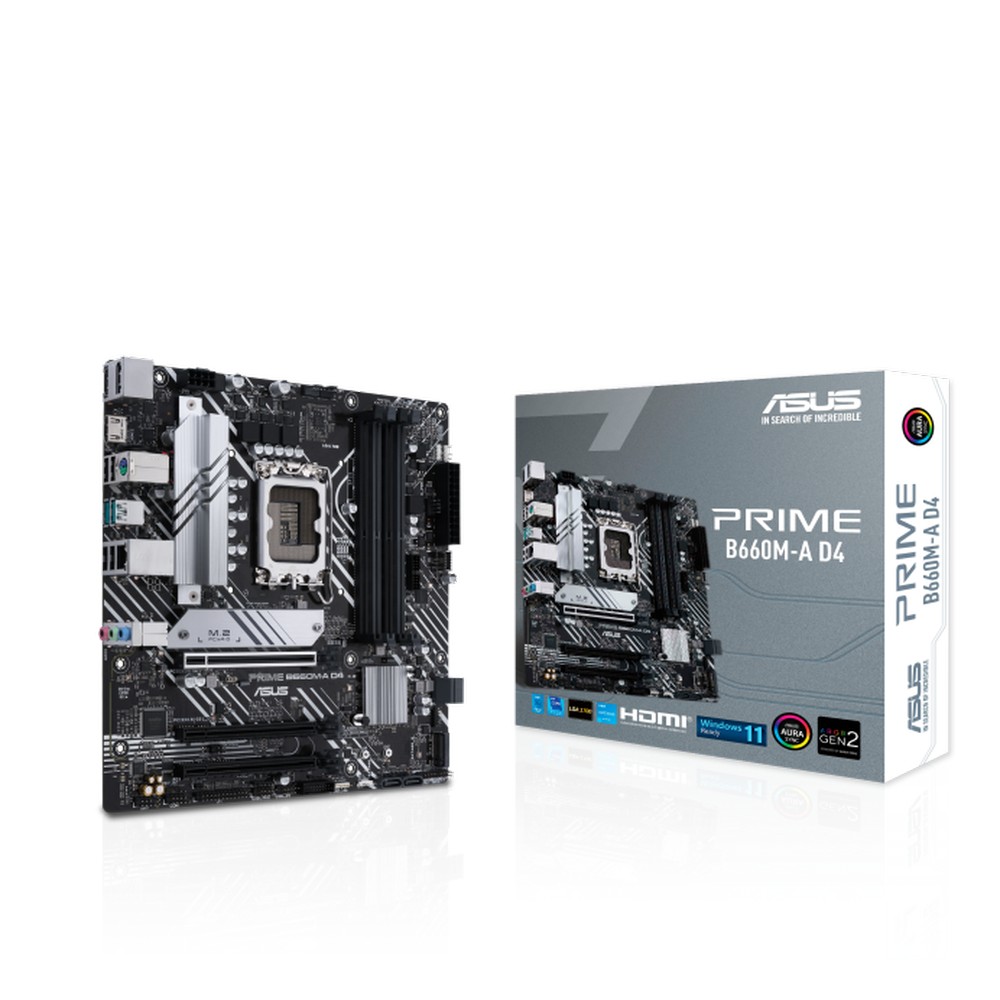 Alaplap ASUS Prime B660M-A D4 mATX S1700 DDR4