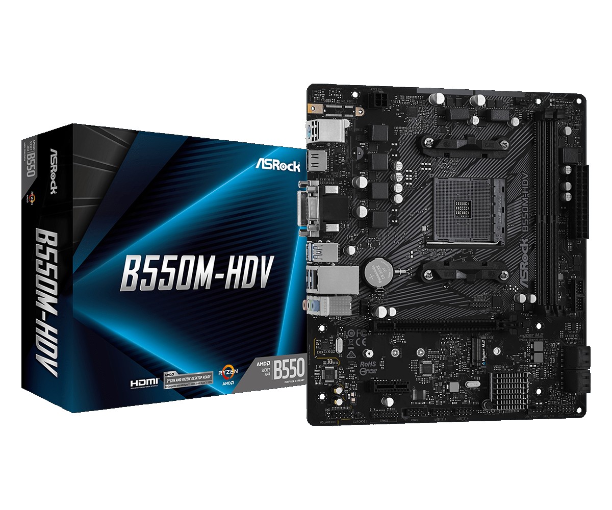 ASRock B550M-HDV mATX AM4 DDR4