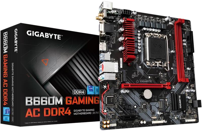 Gigabyte B660M Gaming AC mATX S1700 DDR4