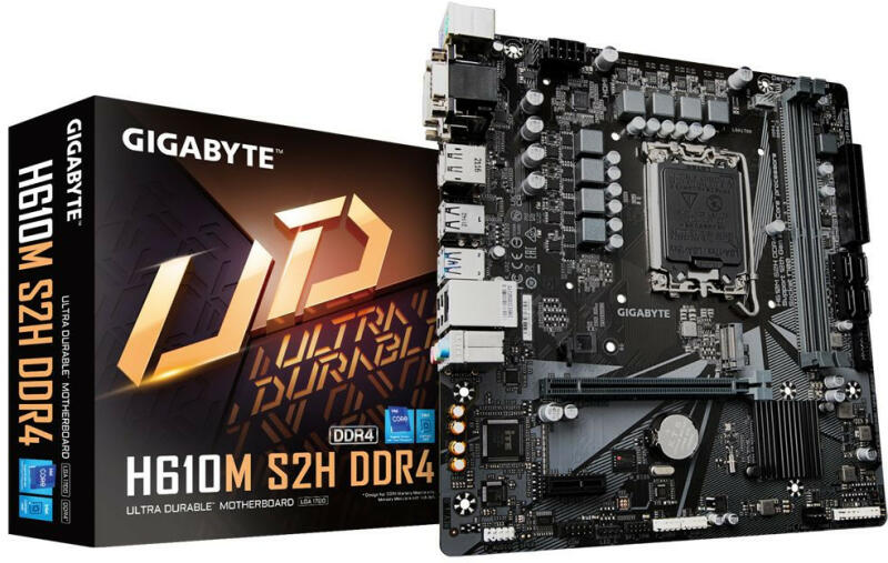 Alaplap Gigabyte H610M S2H mATX S1700 DDR4