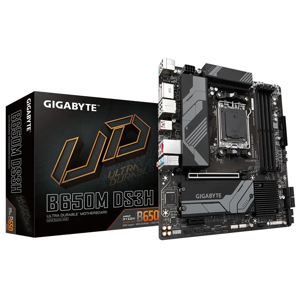 Alaplap Gigabyte B650M DS3H mATX AM5 DDR5