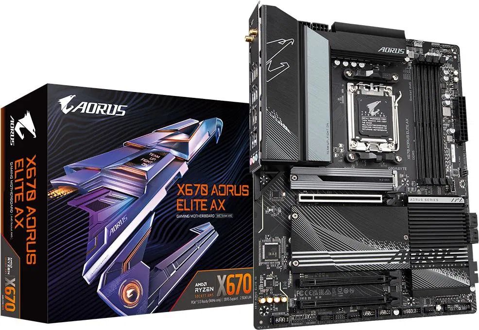 Alaplap Gigabyte X670 AORUS ELITE AX ATX AM5 DDR5