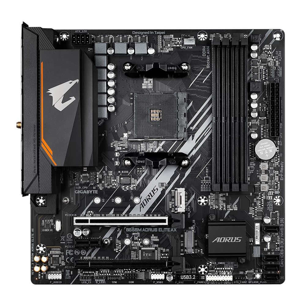 Alaplap Gigabyte B550M Aorus Elite AX mATX AM4 DDR4