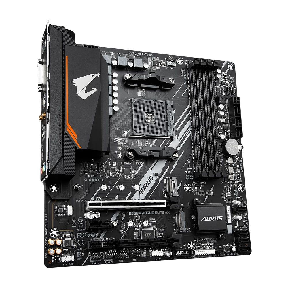 Alaplap Gigabyte B550M Aorus Elite AX mATX AM4 DDR4