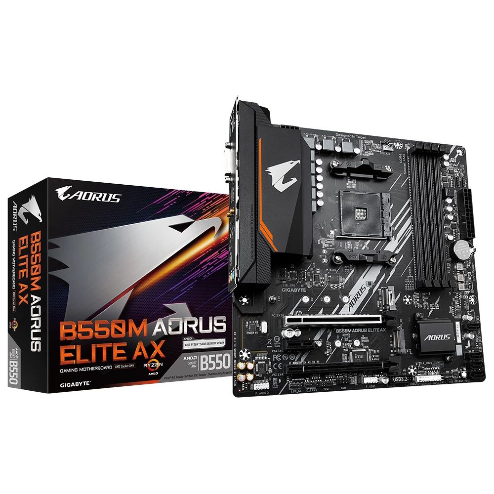 Alaplap Gigabyte B550M Aorus Elite AX mATX AM4 DDR4