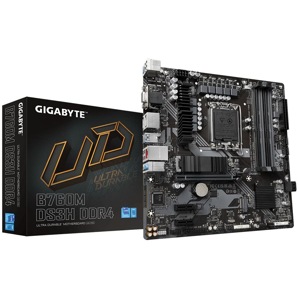 Alaplap Gigabyte B760M DS3H DDR4 mATX S1700 DDR4