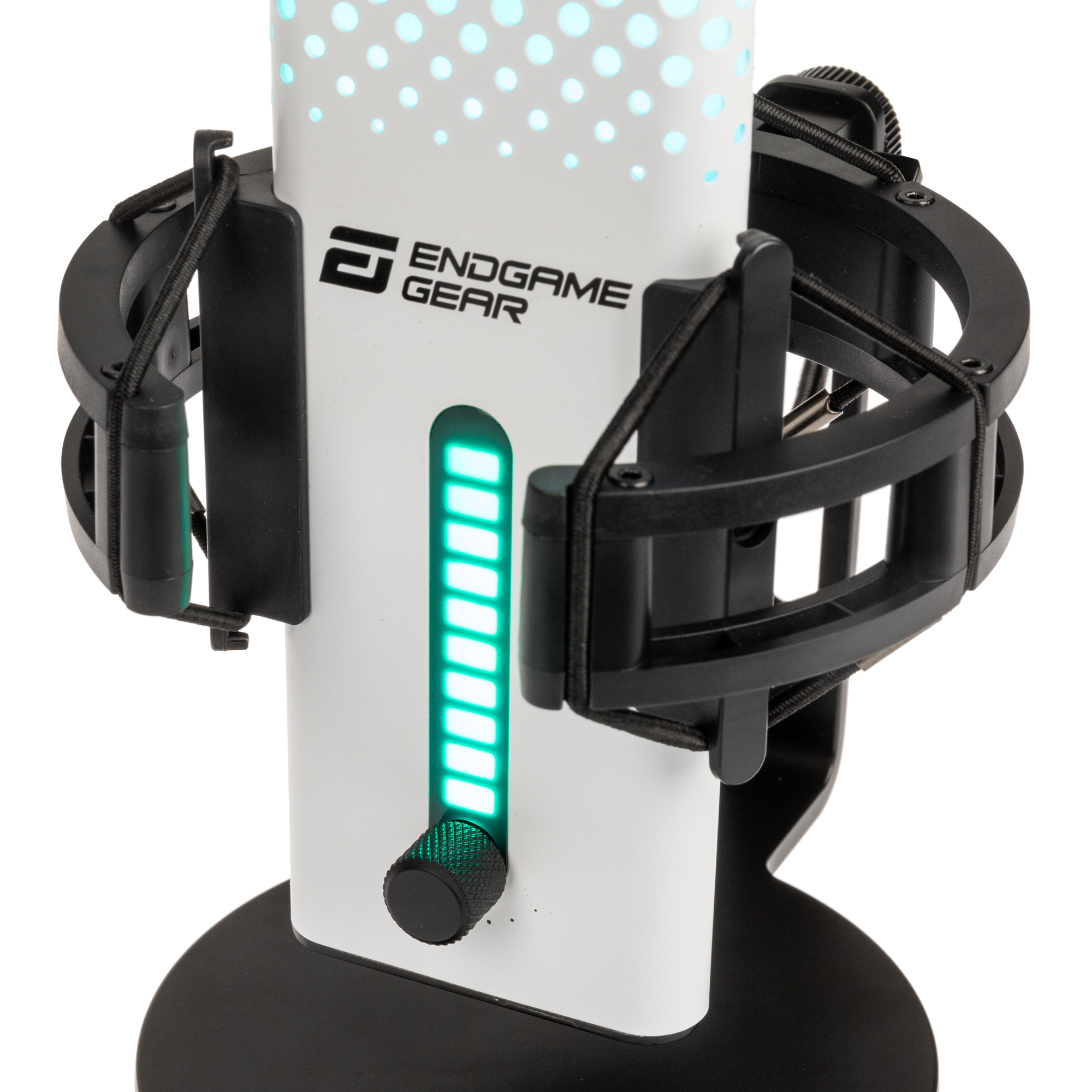Mikrofon Endgame Gear XSTRM RGB kardioid kondenzátor USB Fehér