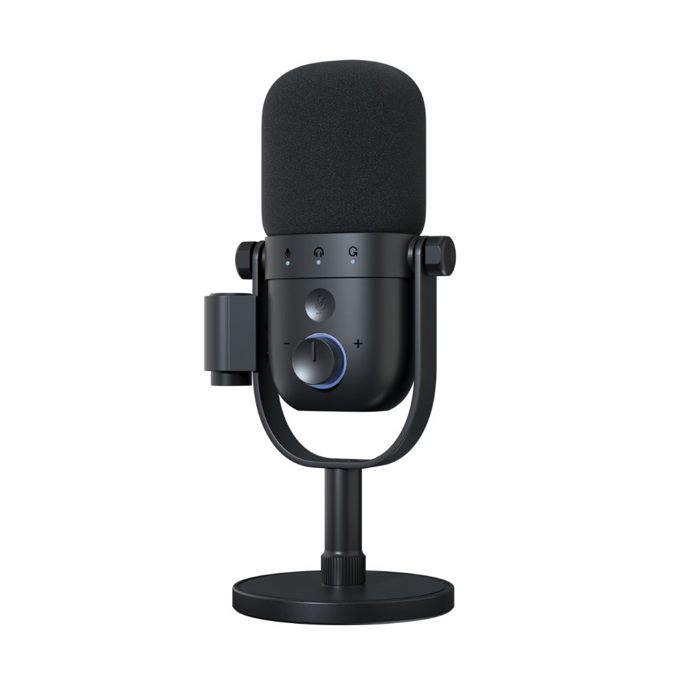 Mikrofon Streamplify MIC VOX + asztali tartó, fekete