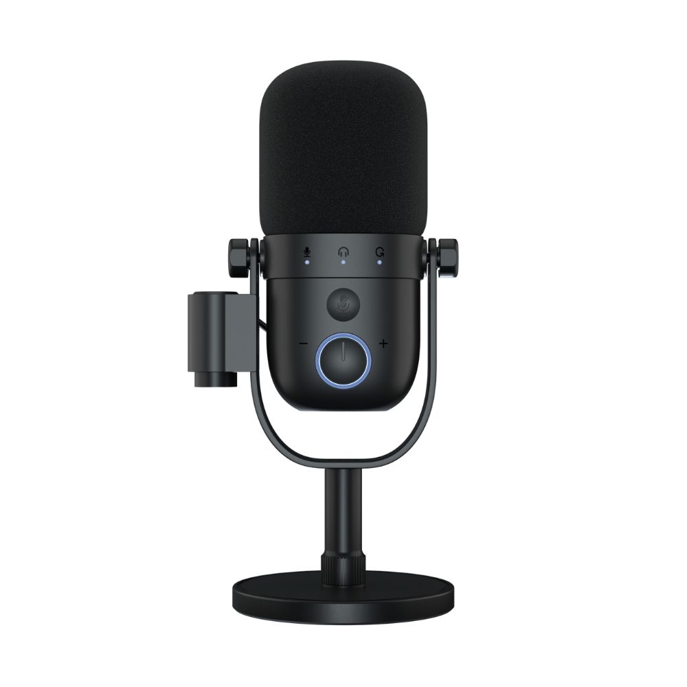 Mikrofon Streamplify MIC VOX + asztali tartó, fekete