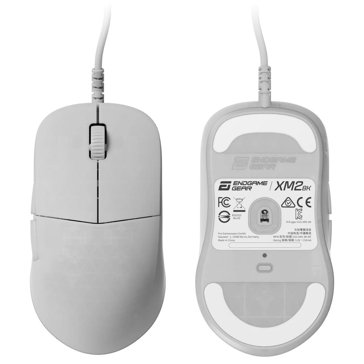 Endgame Gear - XM2 8k Gaming Mouse - White Frost