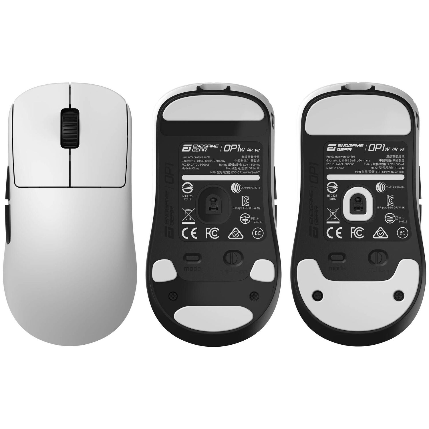 Endgame Gear OP1w 4k v2 Wireless Gaming Mouse, 4,000Hz -