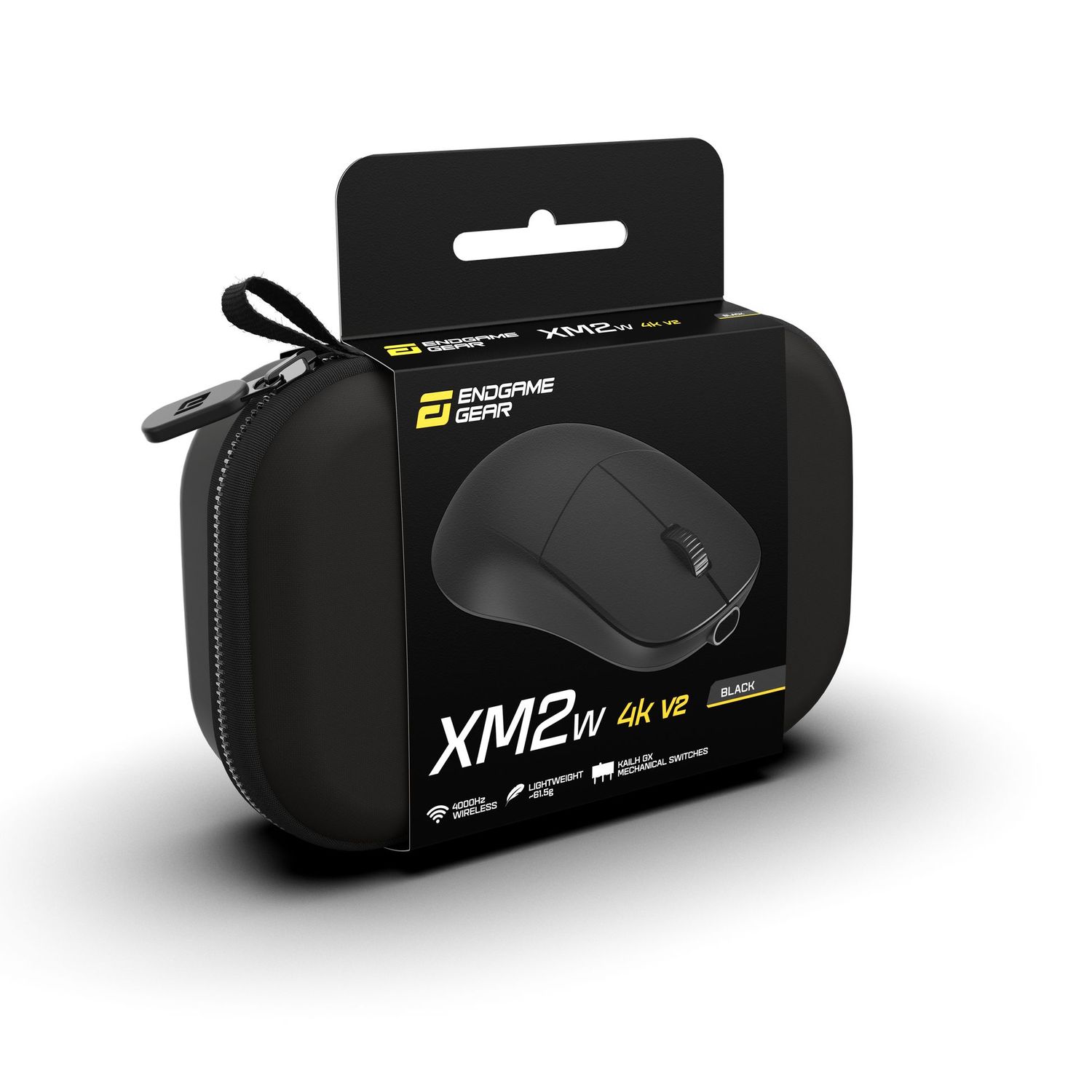 Endgame Gear XM2w 4k v2 Gaming Mouse, 4,000Hz - black