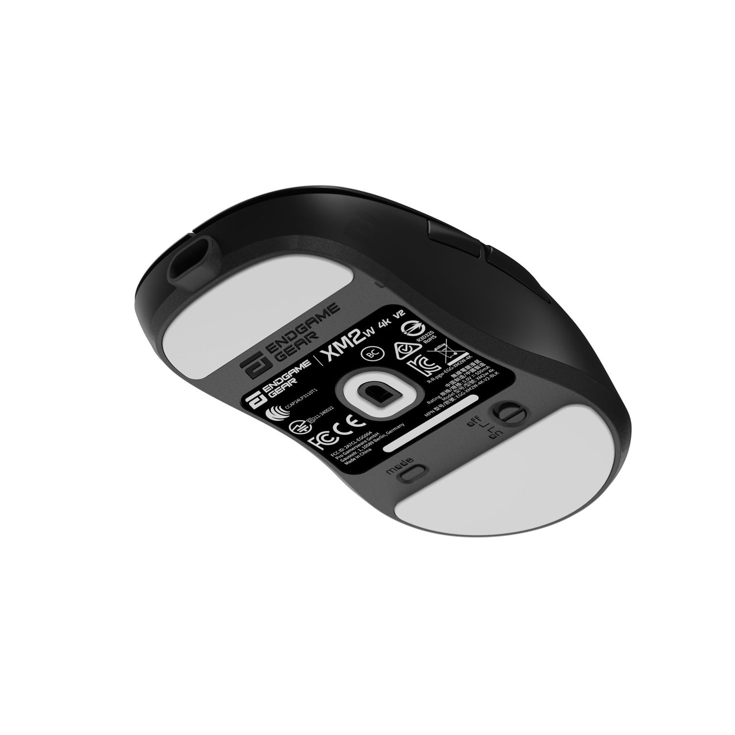 Endgame Gear XM2w 4k v2 Gaming Mouse, 4,000Hz - black