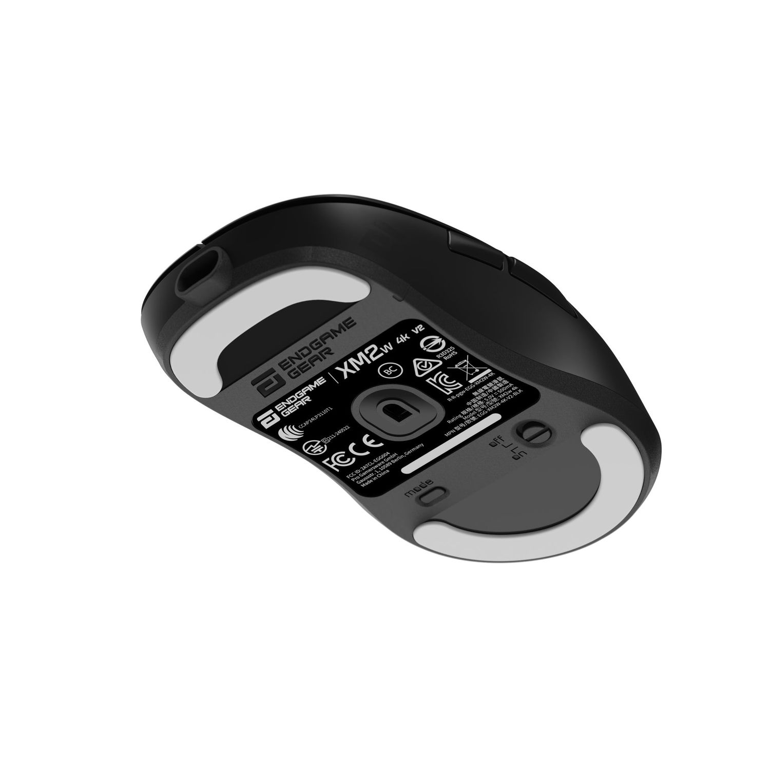 Endgame Gear XM2w 4k v2 Gaming Mouse, 4,000Hz - black