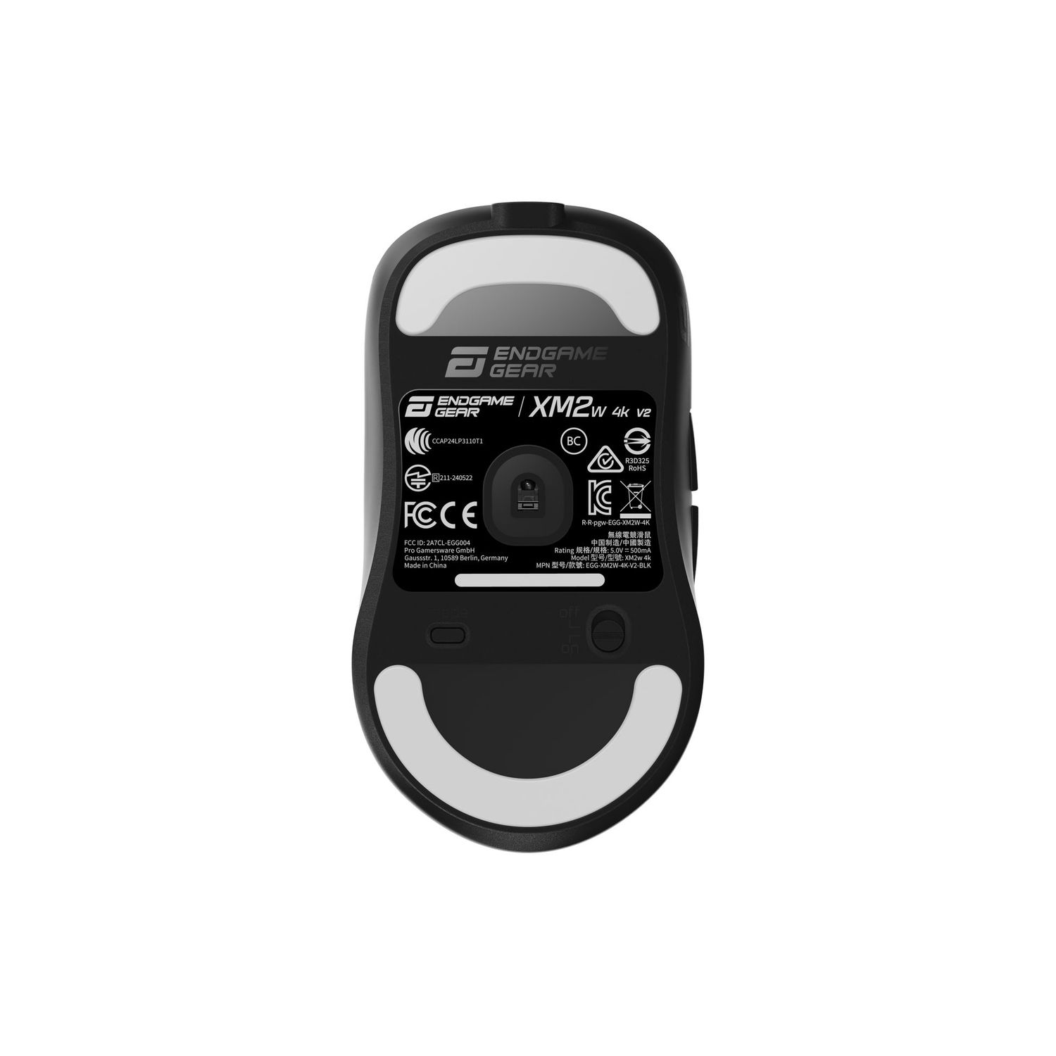 Endgame Gear XM2w 4k v2 Gaming Mouse, 4,000Hz - black