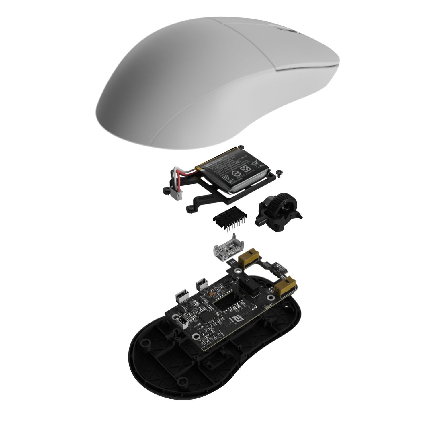 Endgame Gear XM2w 4k v2 Gaming Mouse, 4,000Hz - White