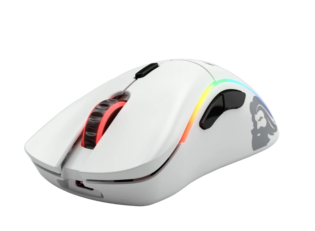 Glorious PC Gaming Race Model D RGB Optical Wireless White
