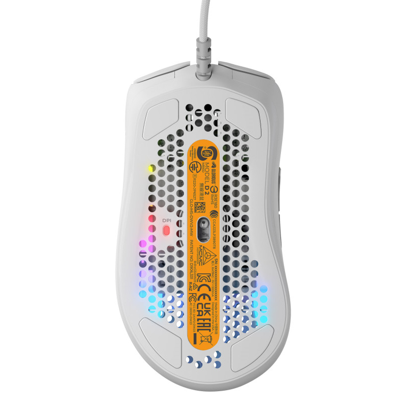 Glorious Model D 2 Gaming-Maus - white