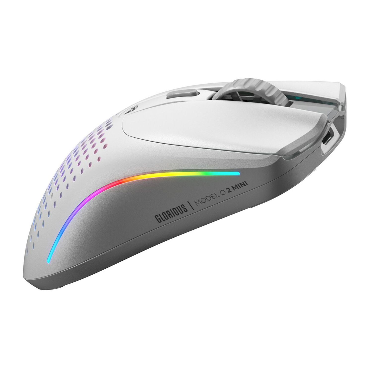 Glorious Model O 2 Mini Wireless Gaming Mouse, RGB - Matte White