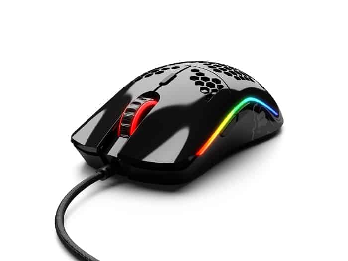 Egér Glorious Model O- RGB Optikai USB Glossy Fekete