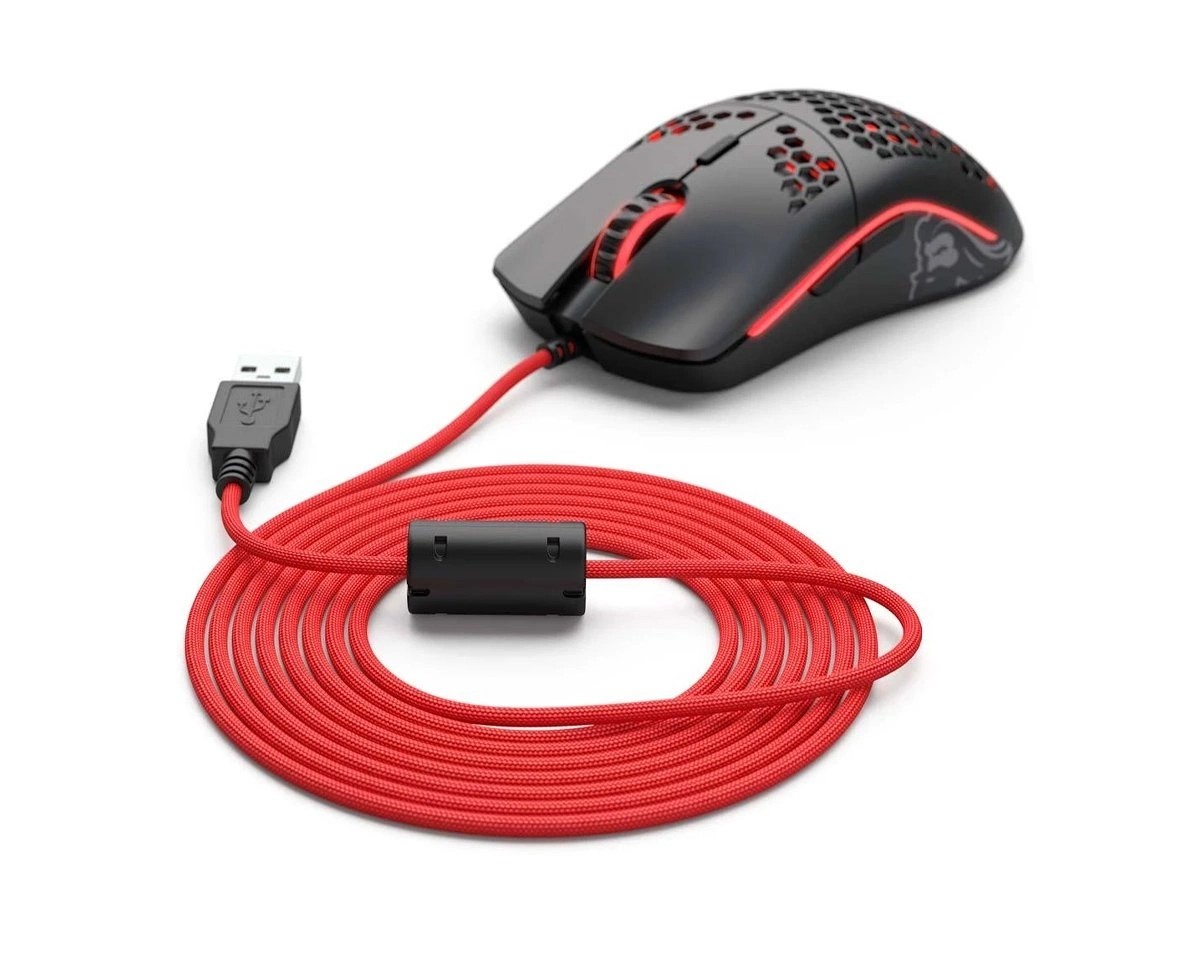 Egér kiegészítő Glorious Ascended Cable V2 - Crimson Red