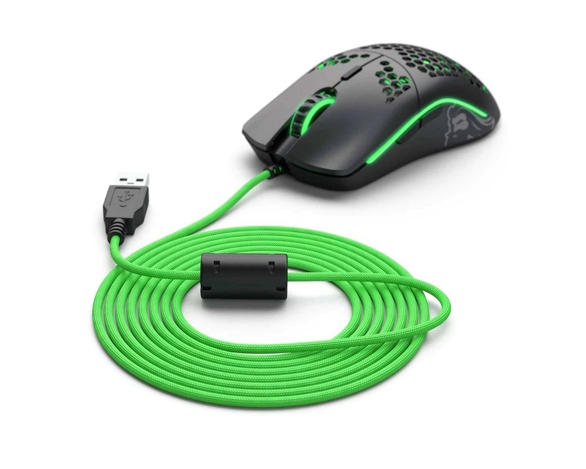 Egér kiegészítő Glorious Ascended Cable V2 - Gremlin Green