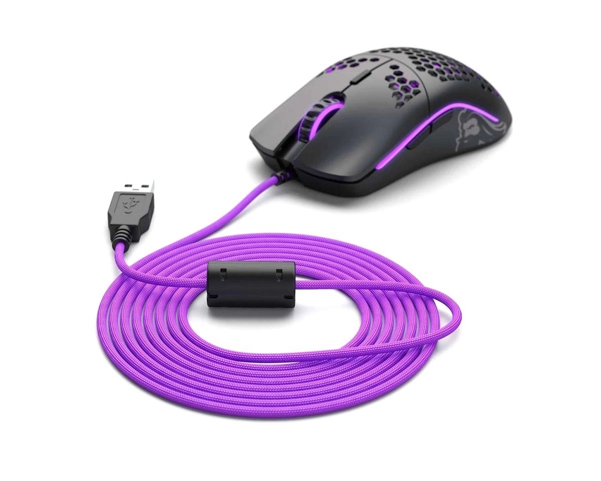 Egér kiegészítő Glorious Ascended Cable V2 - Purple Reign