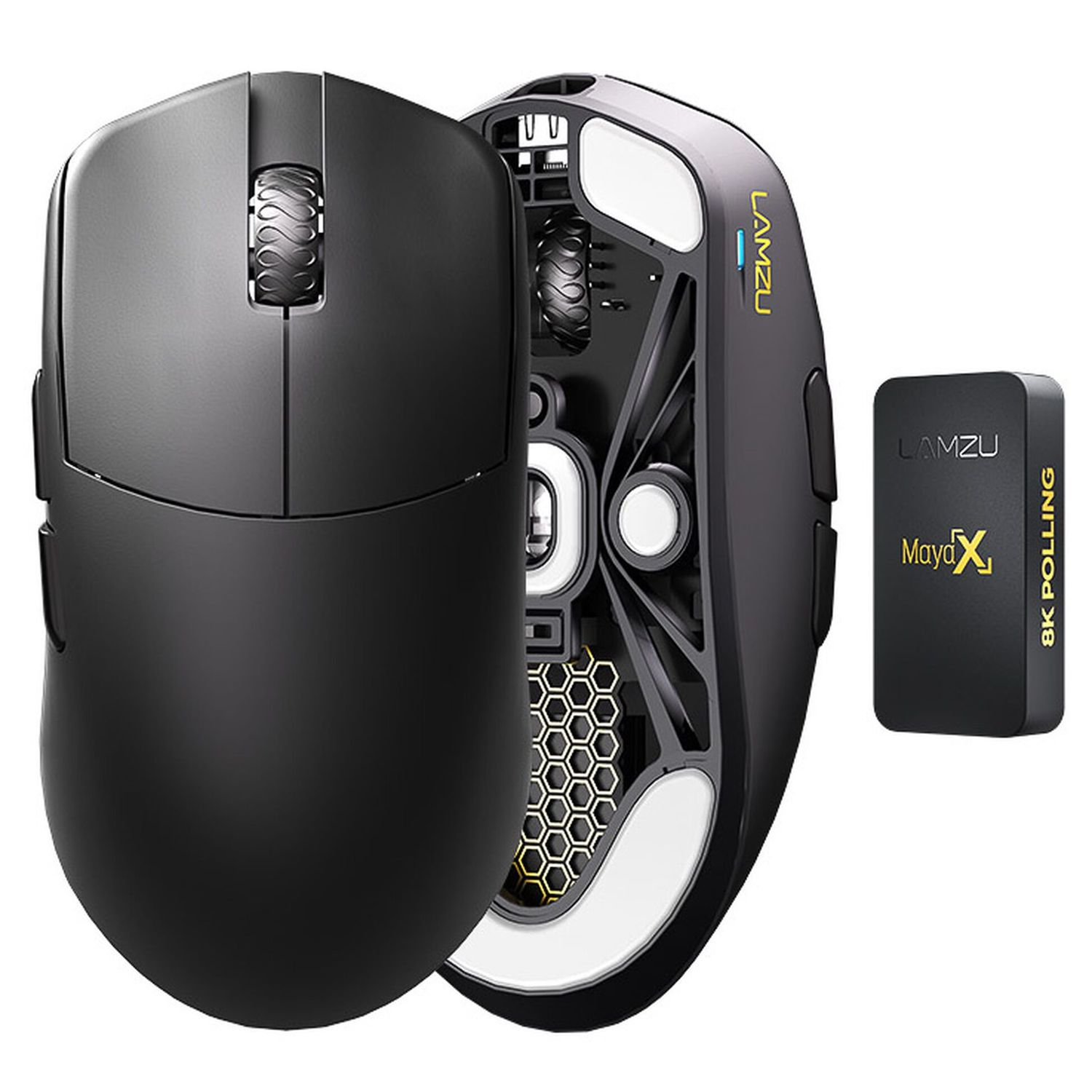 Lamzu Maya X Gaming Mouse 8K Wireless - black