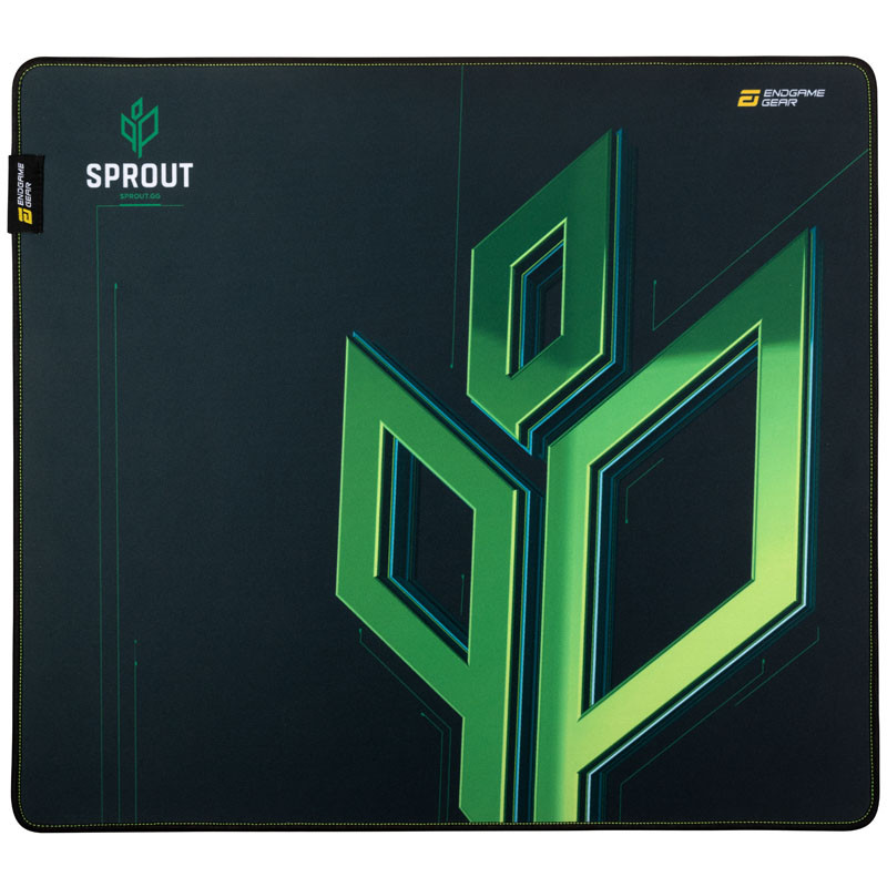 Egérpad Endgame Gear MPJ-450 Sprout Edition Fekete/Zöld Szövet