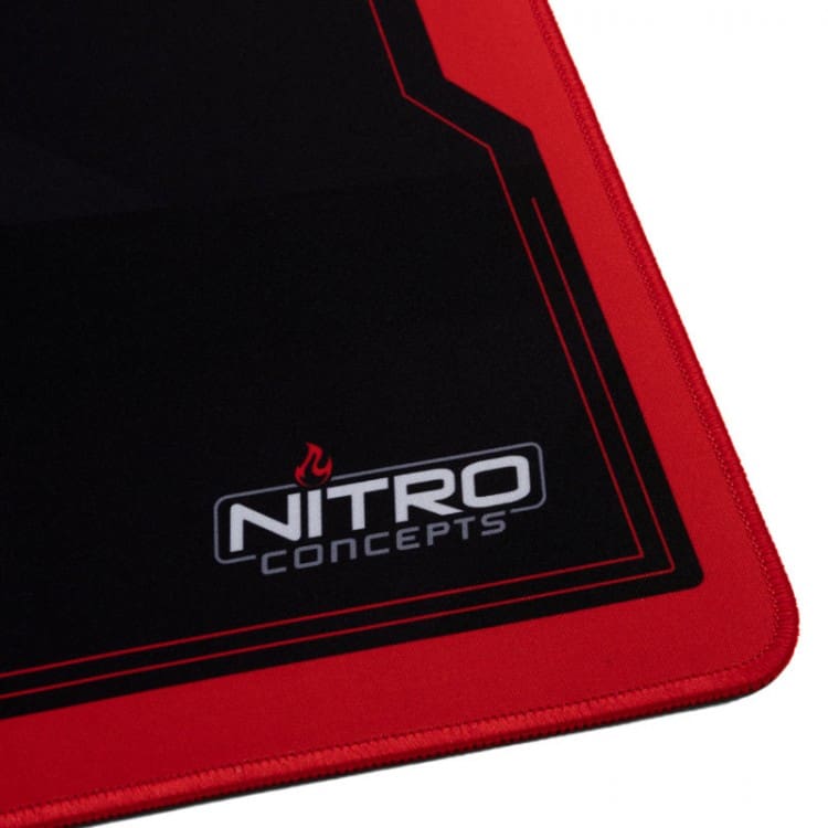 Egérpad Nitro Concepts Deskmat DM9 Fekete/Piros Szövet
