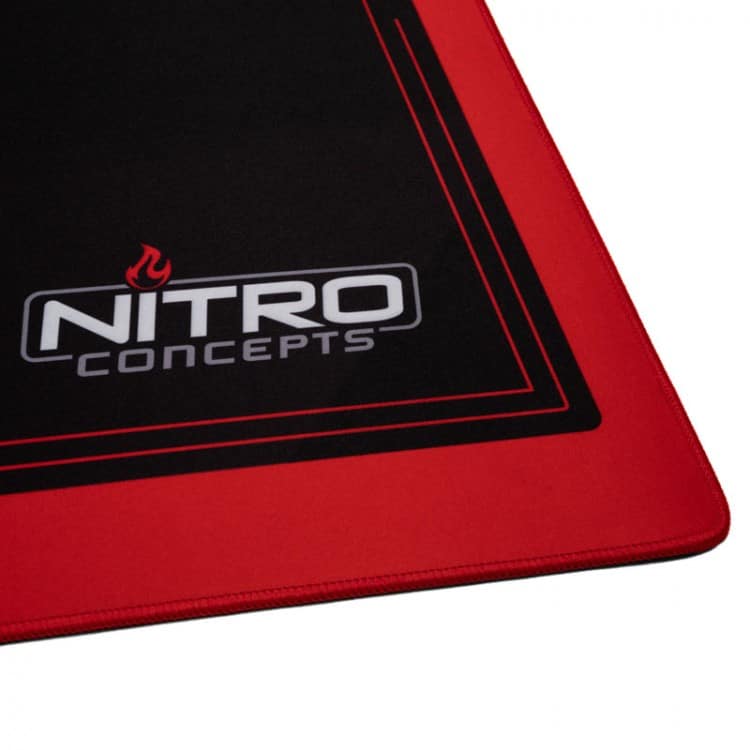 Egérpad Nitro Concepts Deskmat DM16 Fekete/Piros Szövet