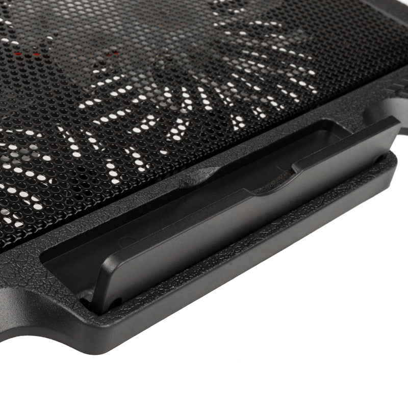 Notebook hűtő Kolink KL-N200 15,6" 2x14cm venti fekete