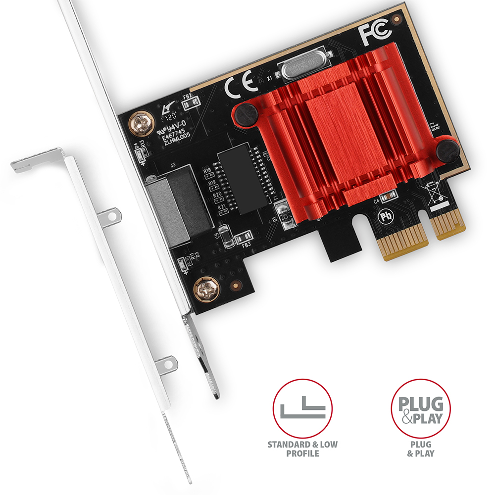 Ethernet Adapter AXAGON PCEE-GIX PCIe Gigabit Ethernet