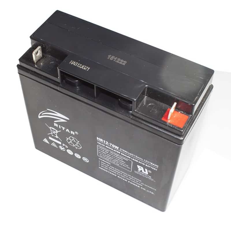 Lead battery 12V/18.0Ah UPS (thread bristle)