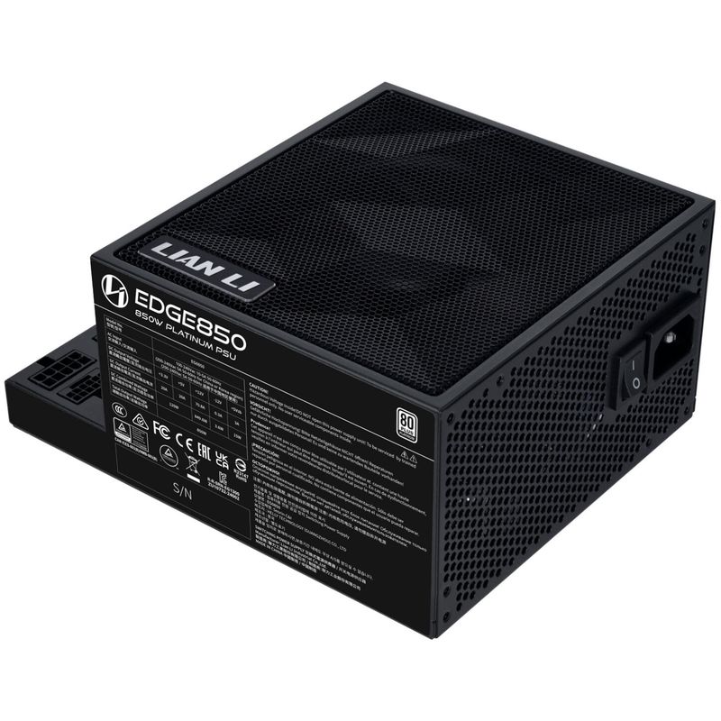 Lian Li EDGE EG0850 80 PLUS Platinum, PCIe 5.1, ATX 3.1 - 850 Watt, black