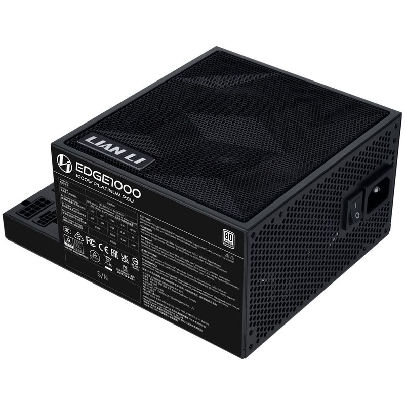 Lian Li EDGE EG1000 80 PLUS Platinum, PCIe 5.1, ATX 3.1 - 1000 Watt, black