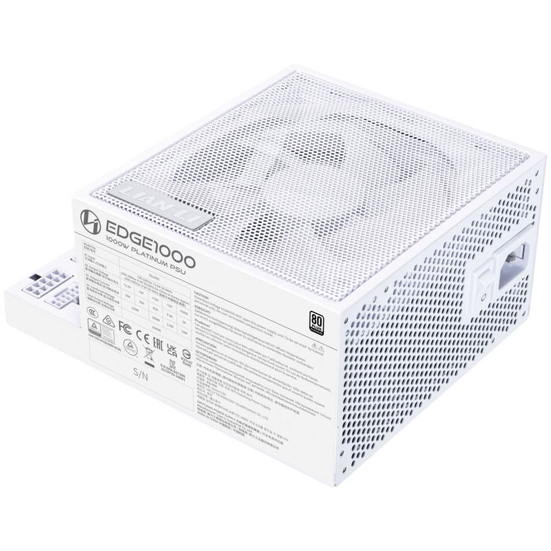 Lian Li EDGE EG1000 80 PLUS Platinum, PCIe 5.1, ATX 3.1 - 1000 Watt, white